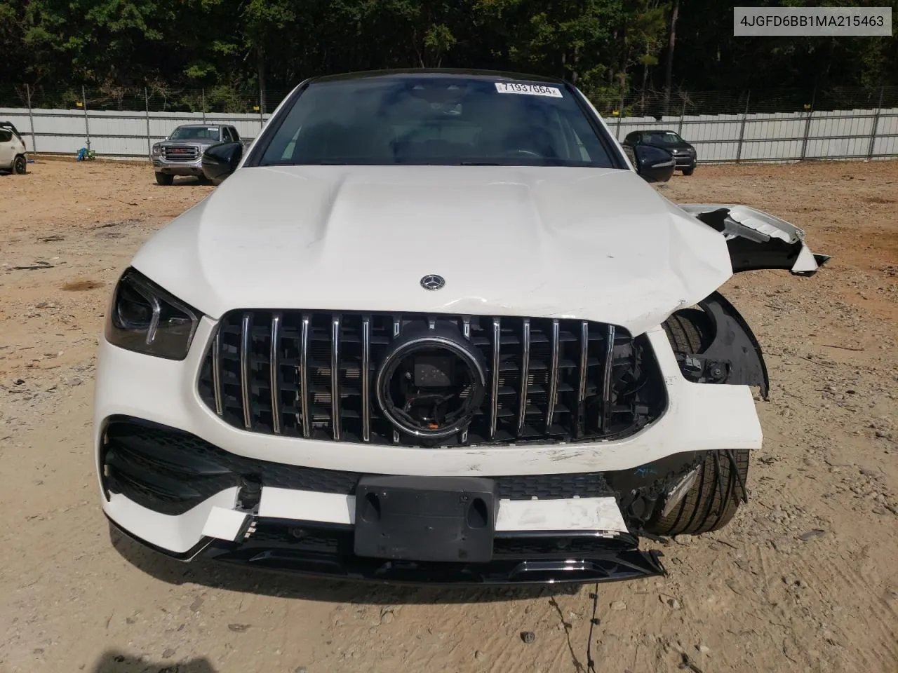 2021 Mercedes-Benz Gle Coupe Amg 53 4Matic VIN: 4JGFD6BB1MA215463 Lot: 71937664