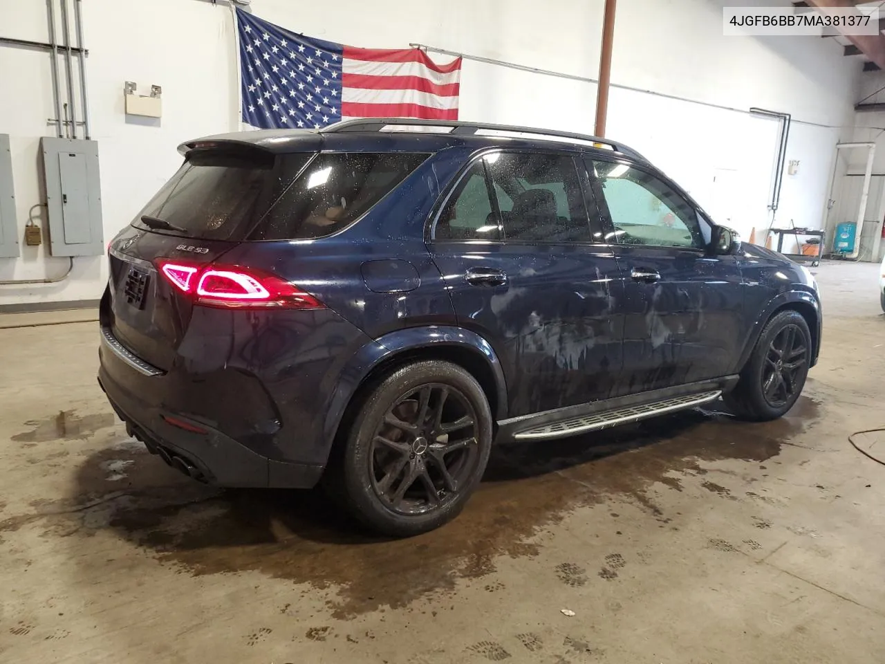 2021 Mercedes-Benz Gle Amg 53 4Matic VIN: 4JGFB6BB7MA381377 Lot: 71980554