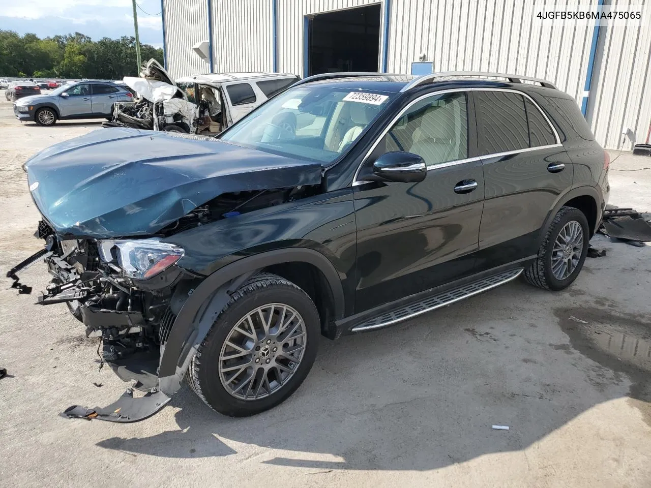 2021 Mercedes-Benz Gle 450 4Matic VIN: 4JGFB5KB6MA475065 Lot: 72359894