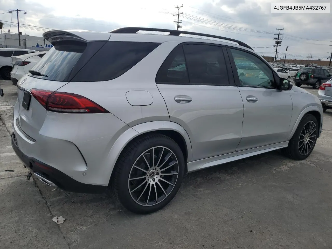 2021 Mercedes-Benz Gle 350 VIN: 4JGFB4JB5MA432767 Lot: 72426104