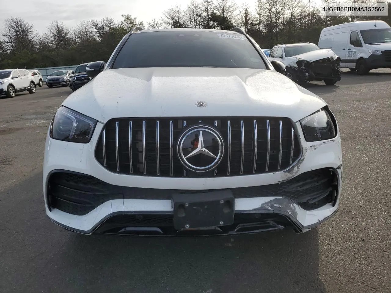 2021 Mercedes-Benz Gle Amg 53 4Matic VIN: 4JGFB6BB0MA352562 Lot: 72473094