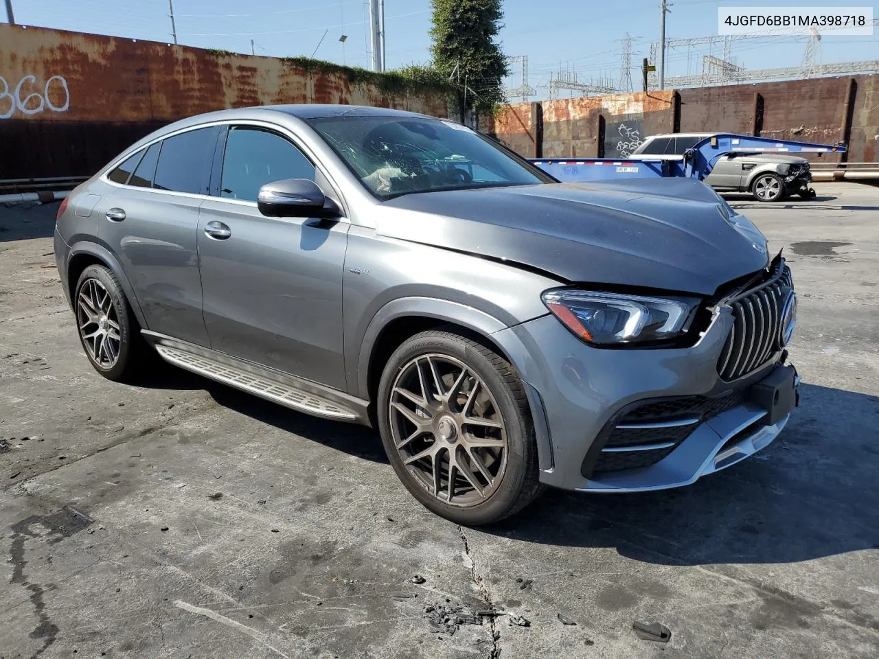 2021 Mercedes-Benz Gle Coupe Amg 53 4Matic VIN: 4JGFD6BB1MA398718 Lot: 73207814