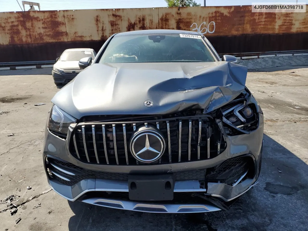 2021 Mercedes-Benz Gle Coupe Amg 53 4Matic VIN: 4JGFD6BB1MA398718 Lot: 73207814