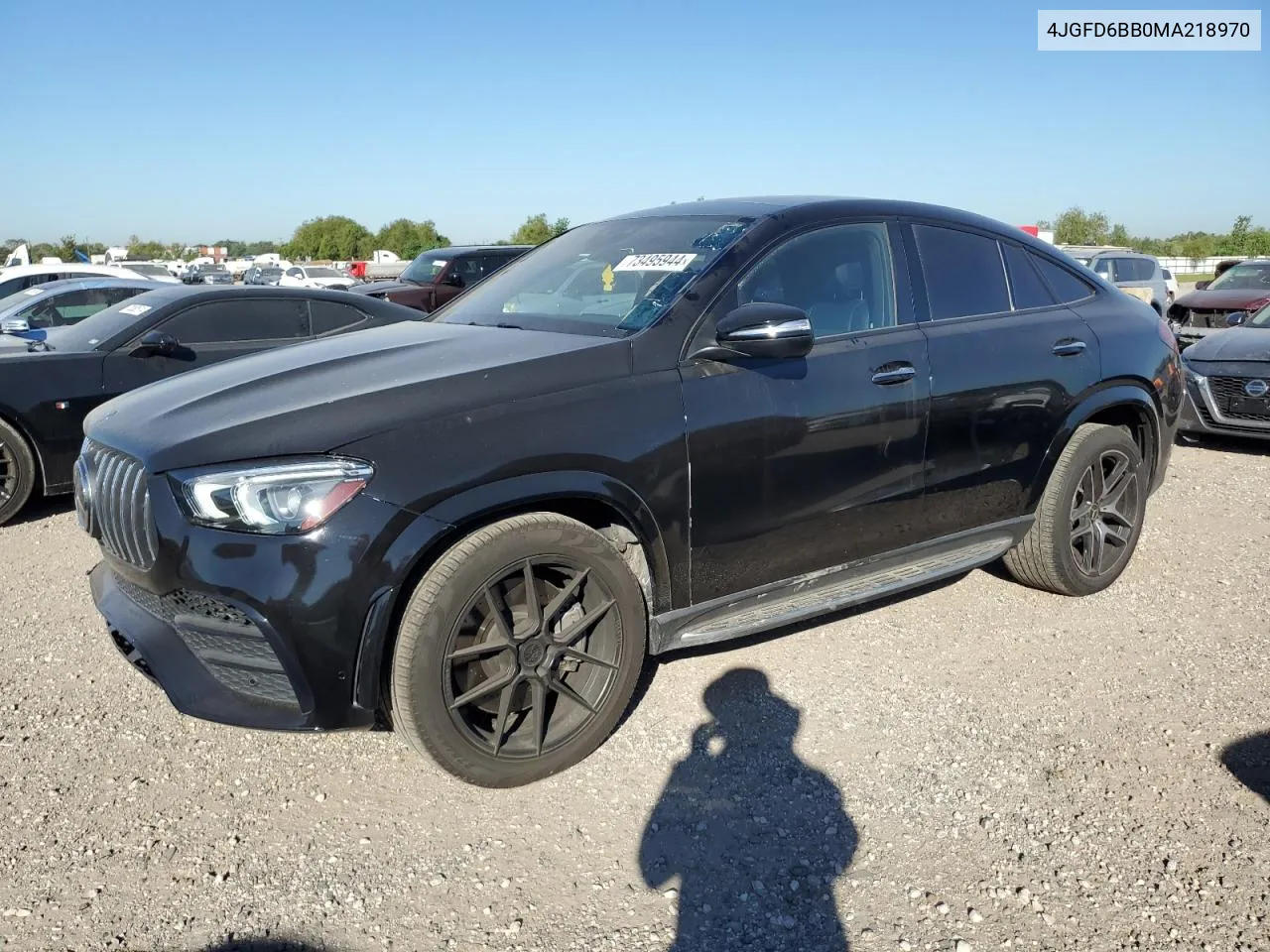 2021 Mercedes-Benz Gle Coupe Amg 53 4Matic VIN: 4JGFD6BB0MA218970 Lot: 73495944