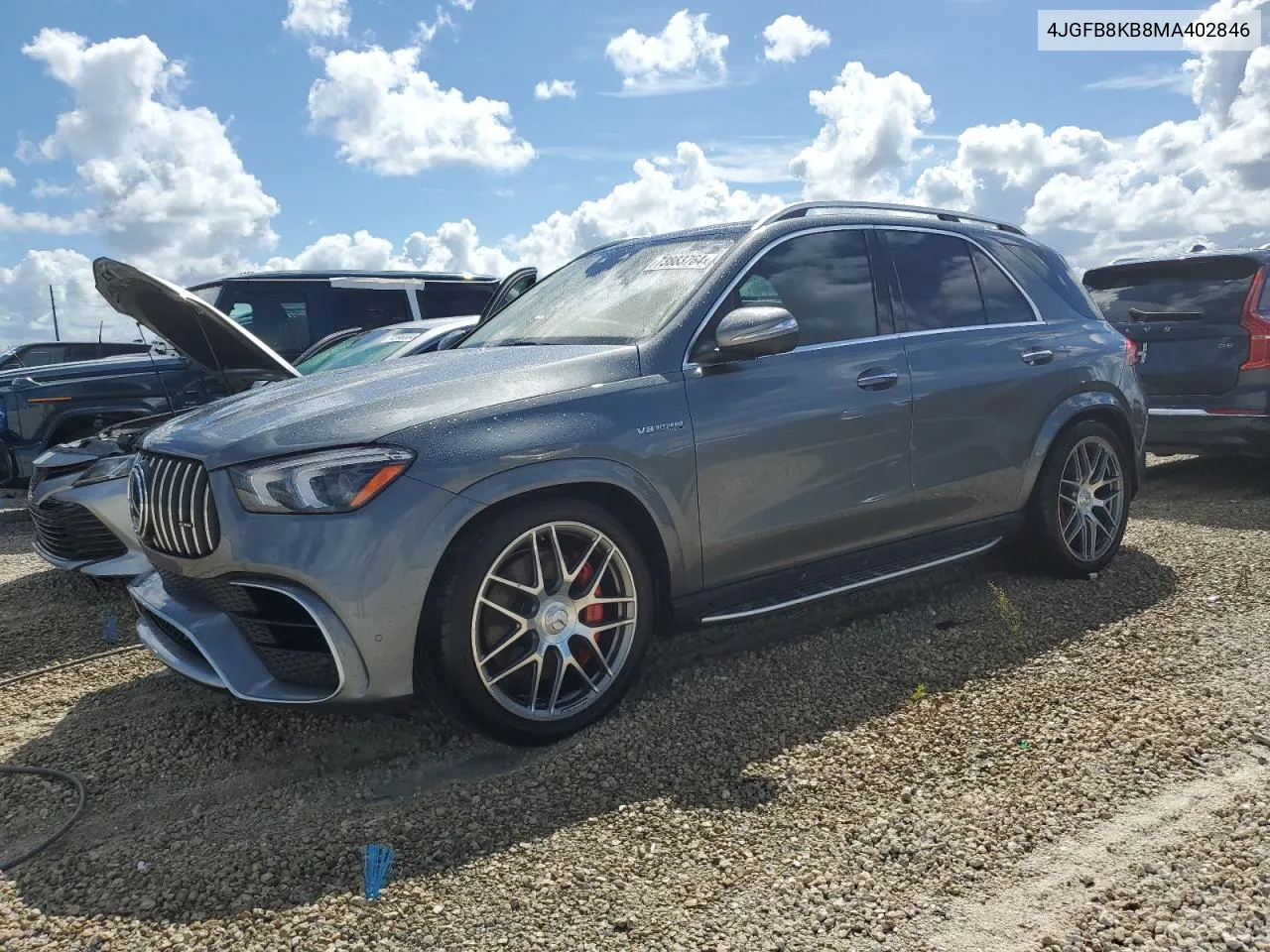 2021 Mercedes-Benz Gle 63 Amg 4Matic VIN: 4JGFB8KB8MA402846 Lot: 73883764