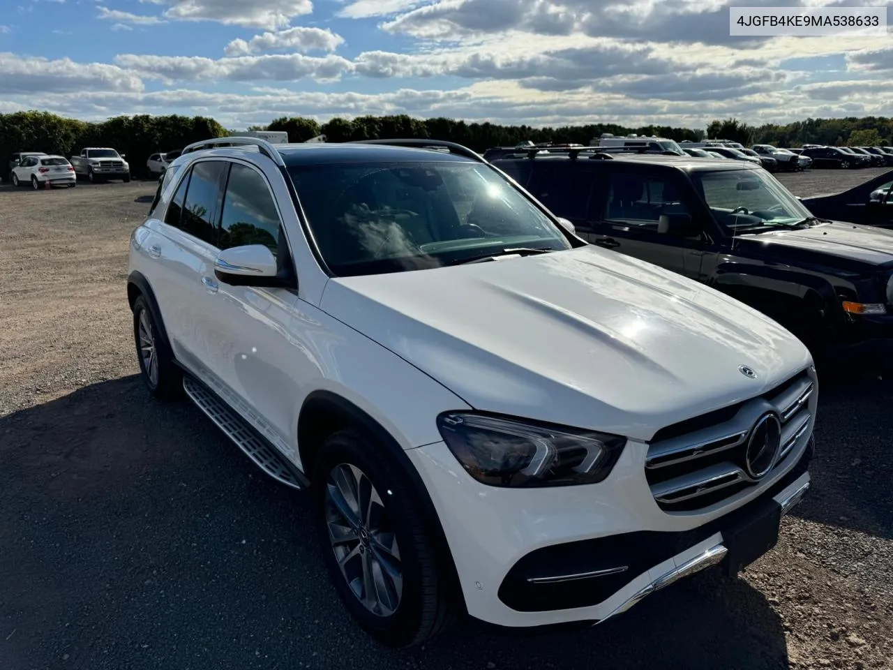 2021 Mercedes-Benz Gle 350 4Matic VIN: 4JGFB4KE9MA538633 Lot: 74638644