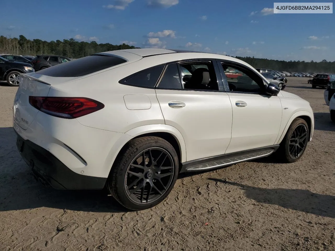 2021 Mercedes-Benz Gle Coupe Amg 53 4Matic VIN: 4JGFD6BB2MA294125 Lot: 74697794