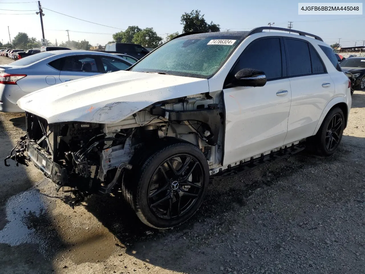 2021 Mercedes-Benz Gle Amg 53 4Matic VIN: 4JGFB6BB2MA445048 Lot: 74786324