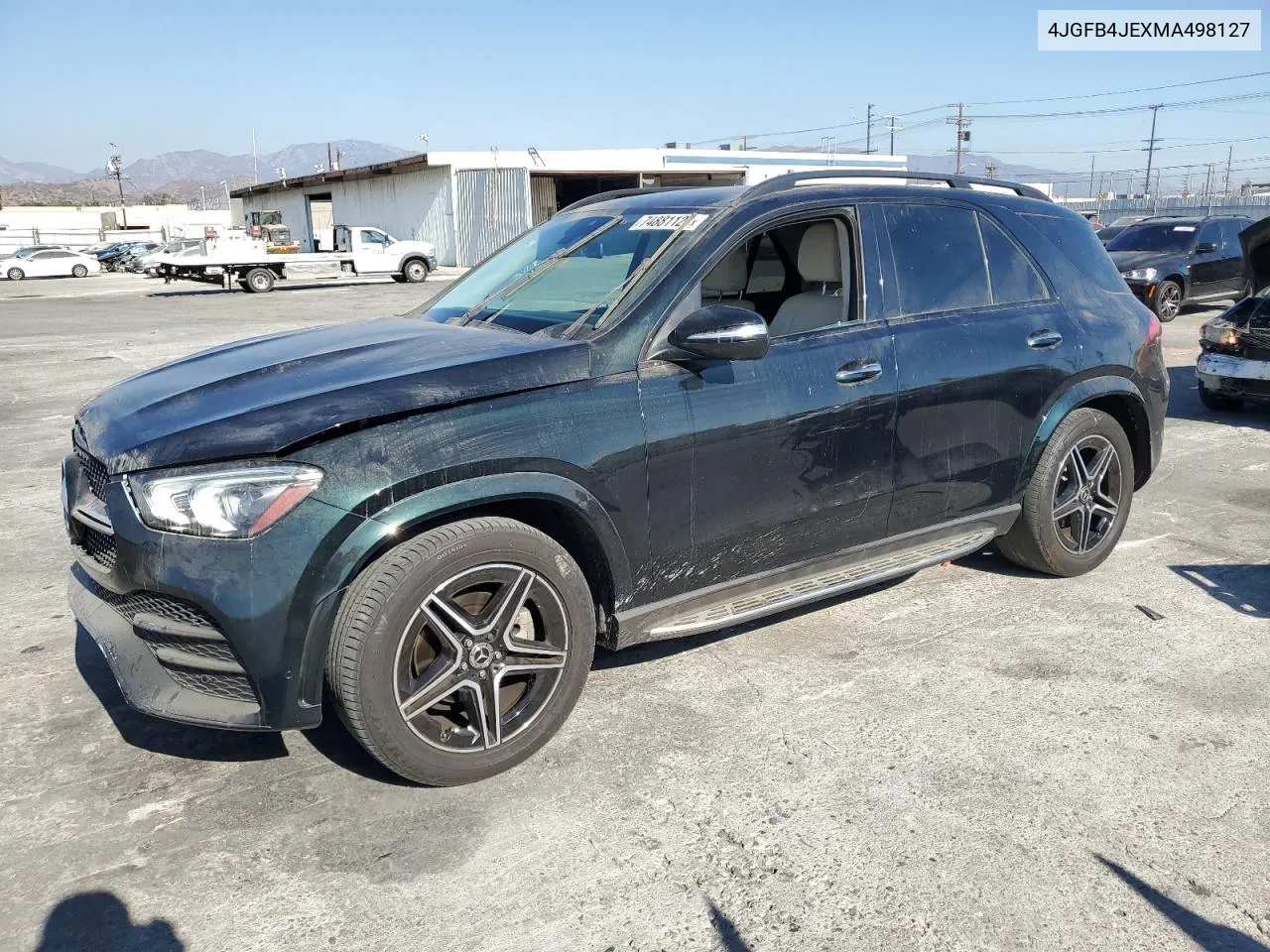 2021 Mercedes-Benz Gle 350 VIN: 4JGFB4JEXMA498127 Lot: 74881124