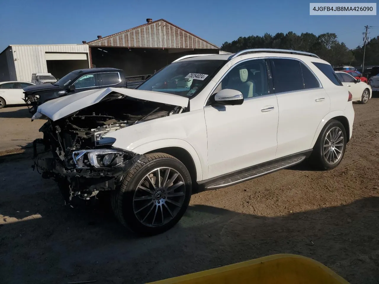 2021 Mercedes-Benz Gle 350 VIN: 4JGFB4JB8MA426090 Lot: 75254024