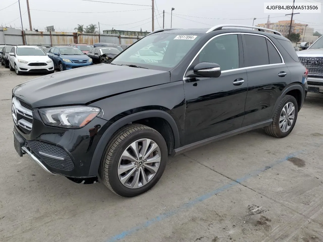 2021 Mercedes-Benz Gle 350 VIN: 4JGFB4JBXMA513506 Lot: 75517894