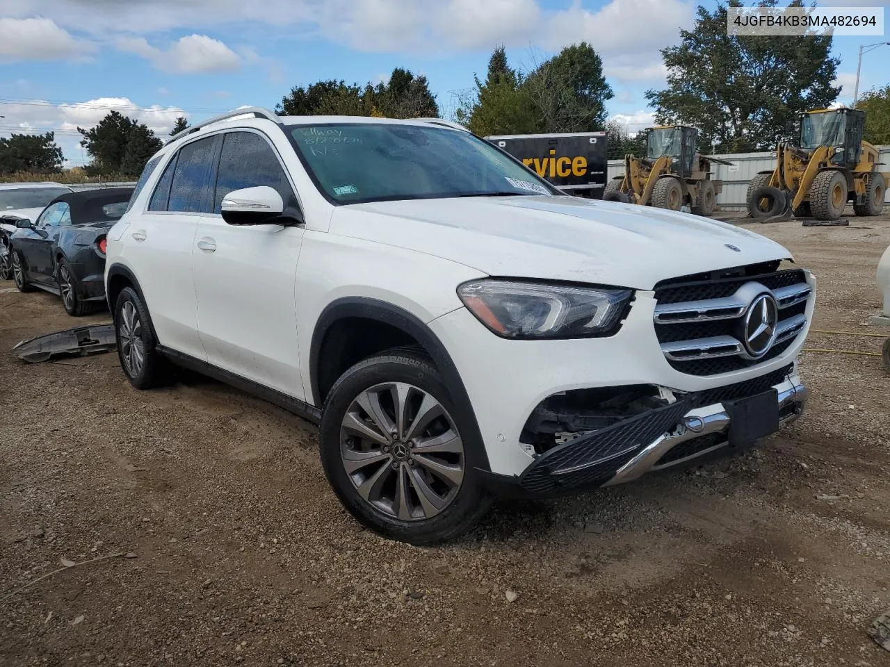 2021 Mercedes-Benz Gle 350 4Matic VIN: 4JGFB4KB3MA482694 Lot: 75715804