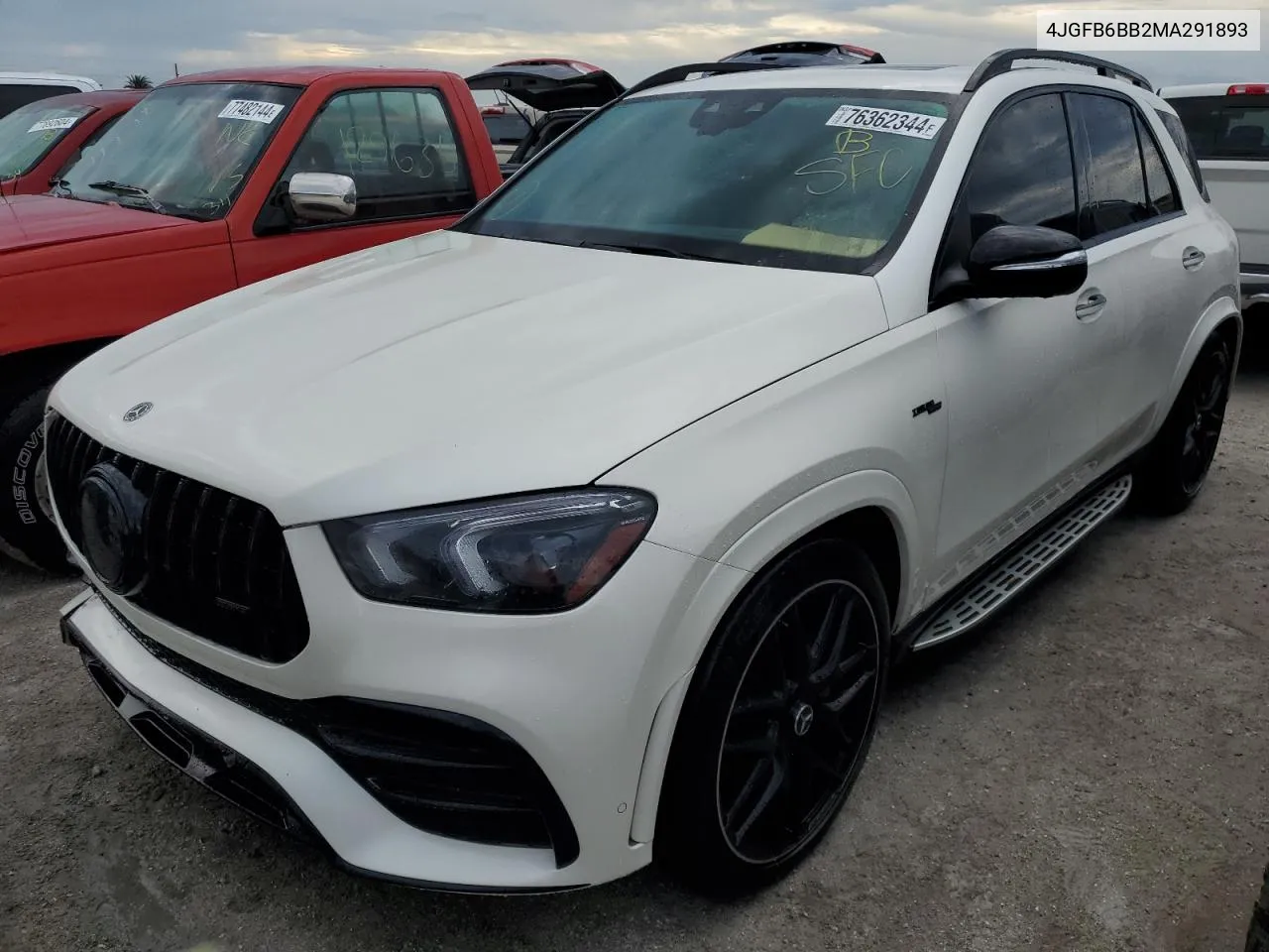 2021 Mercedes-Benz Gle Amg 53 4Matic VIN: 4JGFB6BB2MA291893 Lot: 76362344