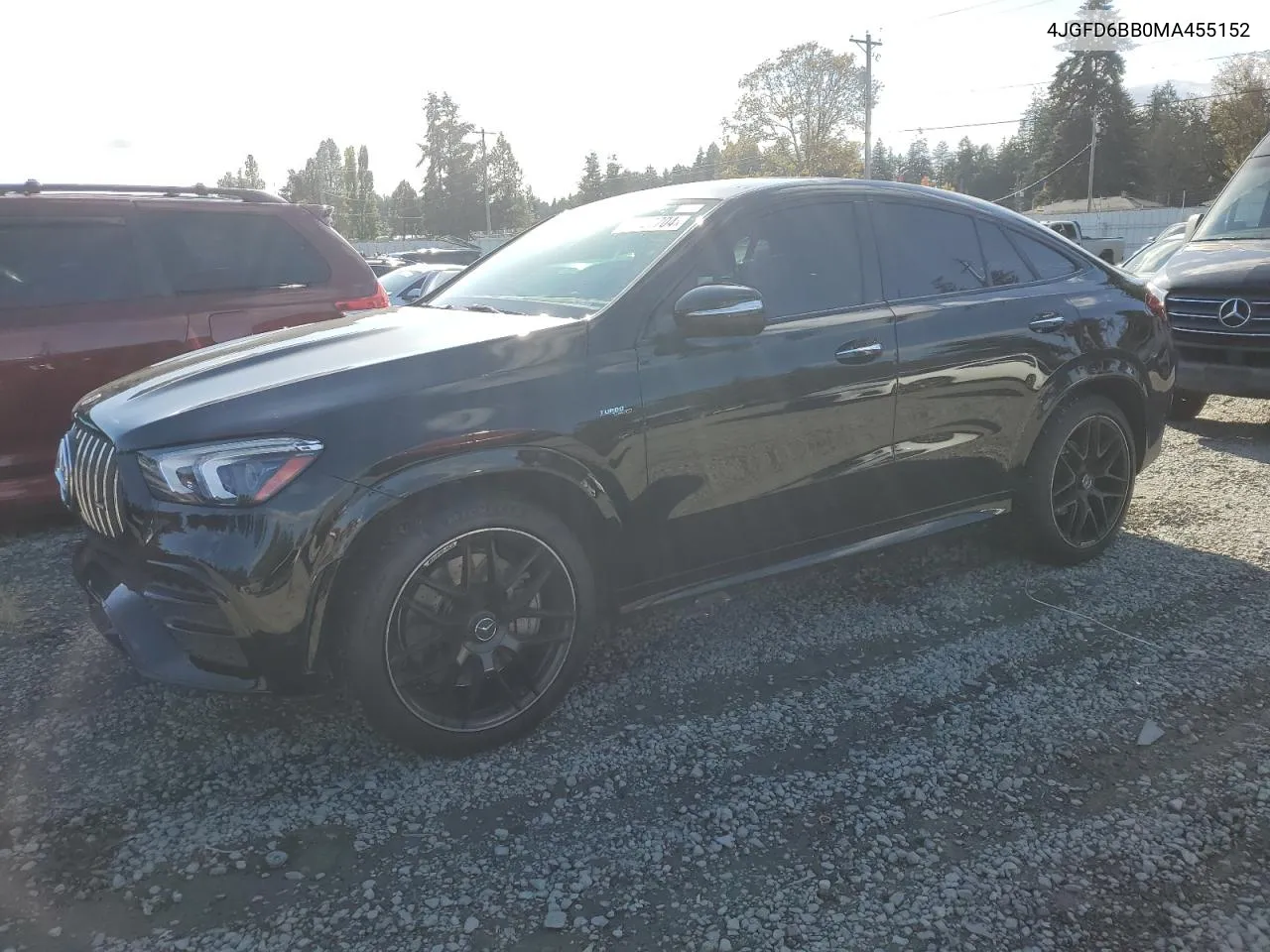 2021 Mercedes-Benz Gle Coupe Amg 53 4Matic VIN: 4JGFD6BB0MA455152 Lot: 77627704