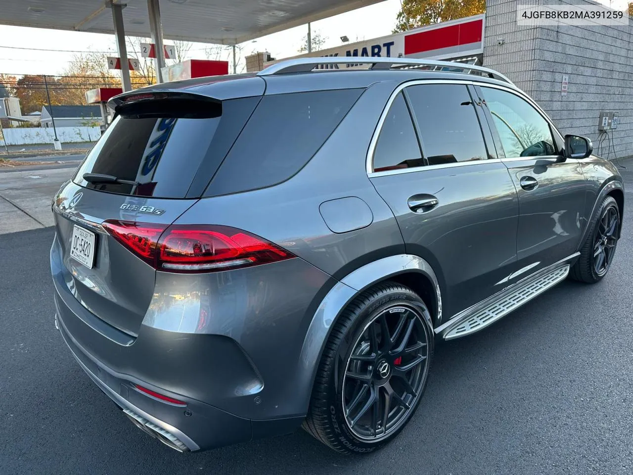 2021 Mercedes-Benz Gle 63 Amg 4Matic VIN: 4JGFB8KB2MA391259 Lot: 78320944