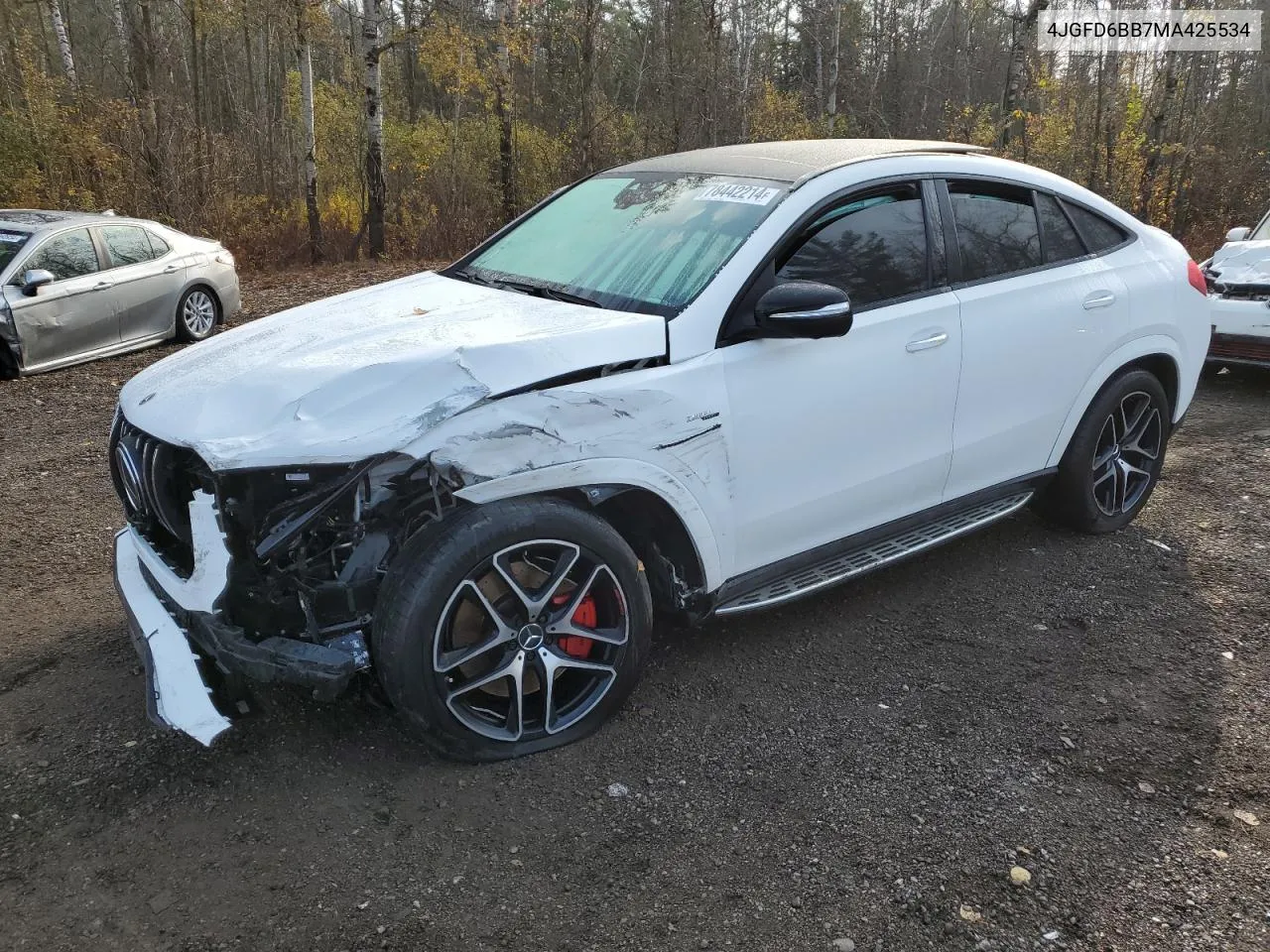 2021 Mercedes-Benz Gle Coupe Amg 53 4Matic VIN: 4JGFD6BB7MA425534 Lot: 78442214