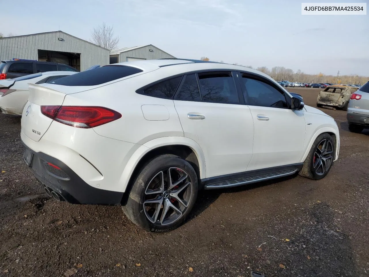 2021 Mercedes-Benz Gle Coupe Amg 53 4Matic VIN: 4JGFD6BB7MA425534 Lot: 78442214