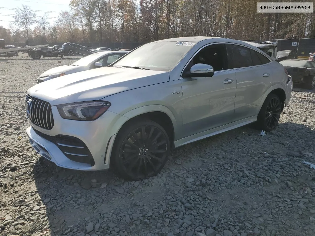 2021 Mercedes-Benz Gle Coupe Amg 53 4Matic VIN: 4JGFD6BB6MA399959 Lot: 78954974