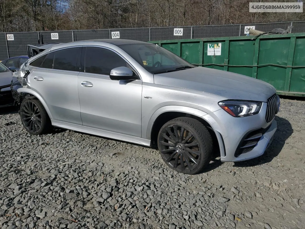 2021 Mercedes-Benz Gle Coupe Amg 53 4Matic VIN: 4JGFD6BB6MA399959 Lot: 78954974