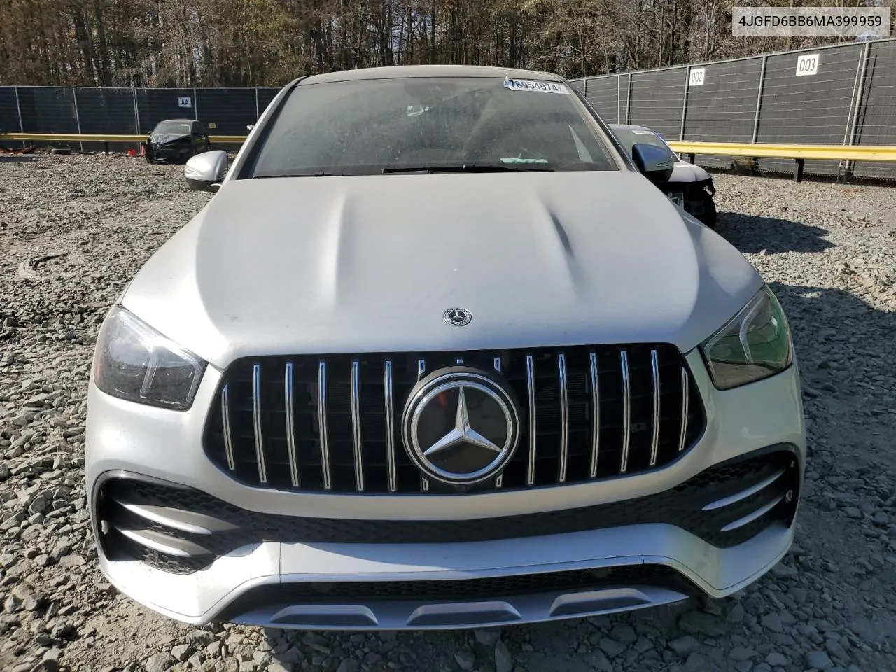 2021 Mercedes-Benz Gle Coupe Amg 53 4Matic VIN: 4JGFD6BB6MA399959 Lot: 78954974