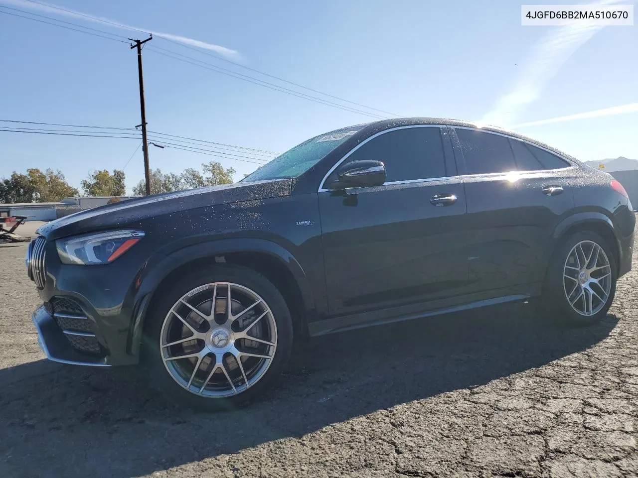 2021 Mercedes-Benz Gle Coupe Amg 53 4Matic VIN: 4JGFD6BB2MA510670 Lot: 80629404