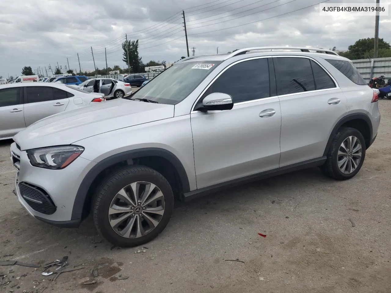 2021 Mercedes-Benz Gle 350 4Matic VIN: 4JGFB4KB4MA319486 Lot: 81268554