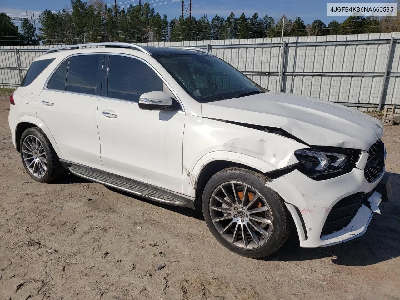 2022 Mercedes-Benz Gle 350 4Matic VIN: 4JGFB4KB6NA660535 Lot: 49978624