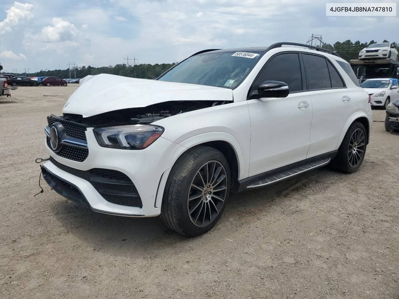 2022 Mercedes-Benz Gle 350 VIN: 4JGFB4JB8NA747810 Lot: 58516044