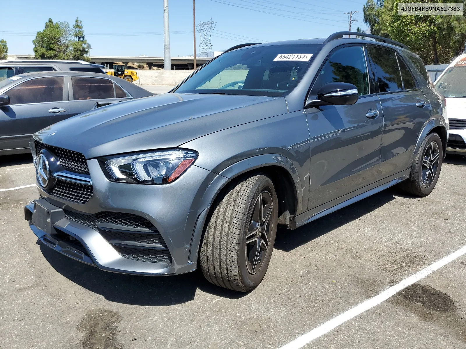 2022 Mercedes-Benz Gle 350 4Matic VIN: 4JGFB4KB9NA627383 Lot: 65421134