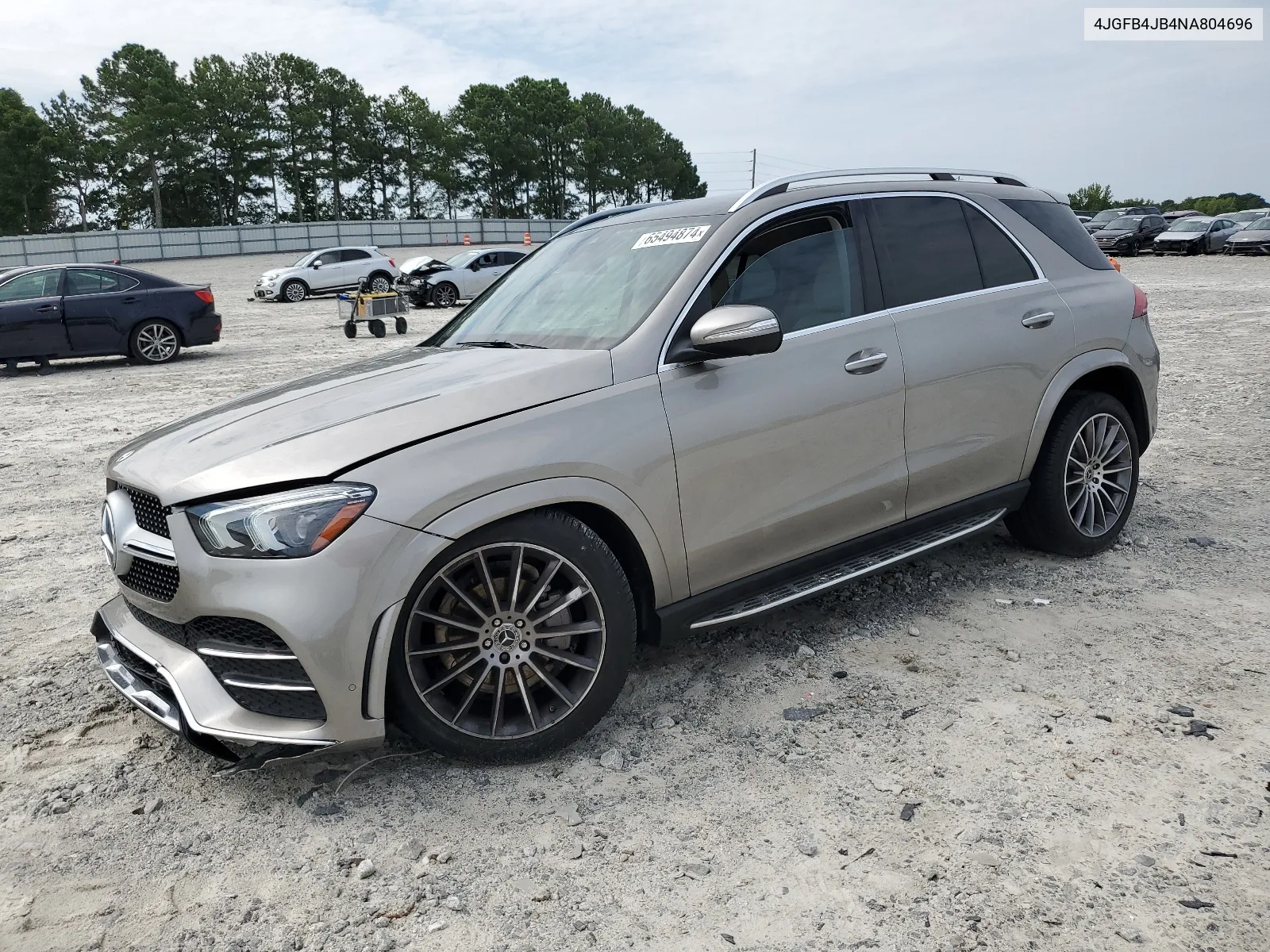 2022 Mercedes-Benz Gle 350 VIN: 4JGFB4JB4NA804696 Lot: 65494874