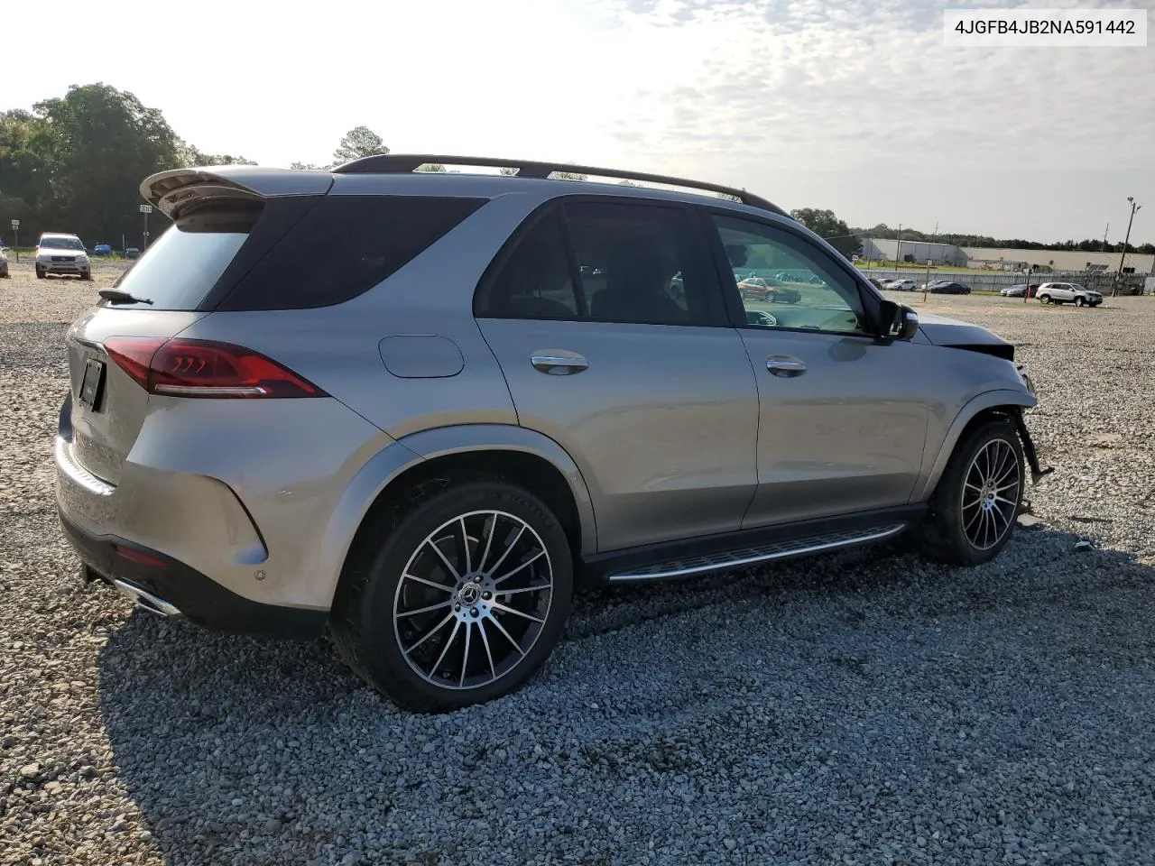 2022 Mercedes-Benz Gle 350 VIN: 4JGFB4JB2NA591442 Lot: 65536374