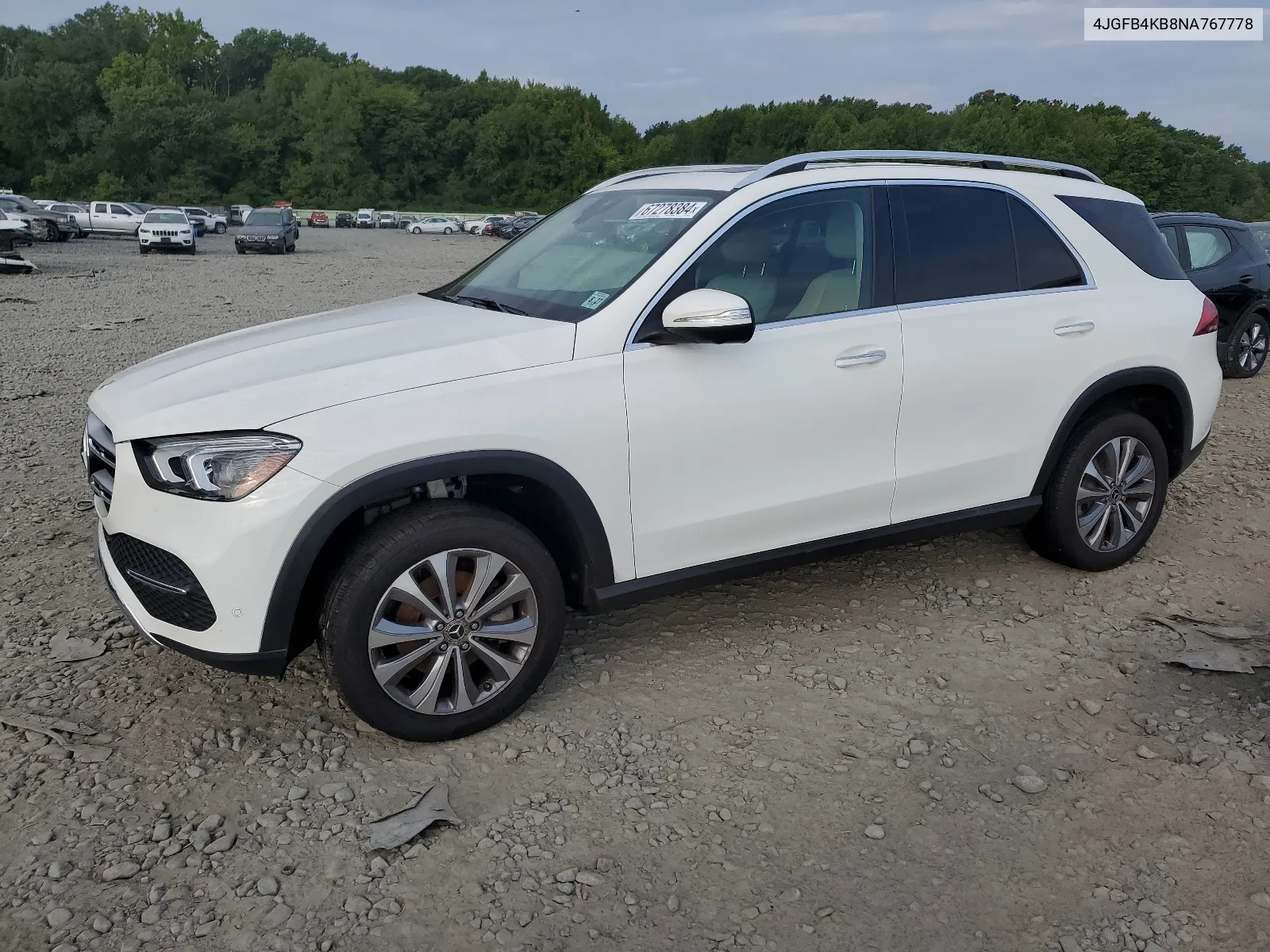 2022 Mercedes-Benz Gle 350 4Matic VIN: 4JGFB4KB8NA767778 Lot: 67278384