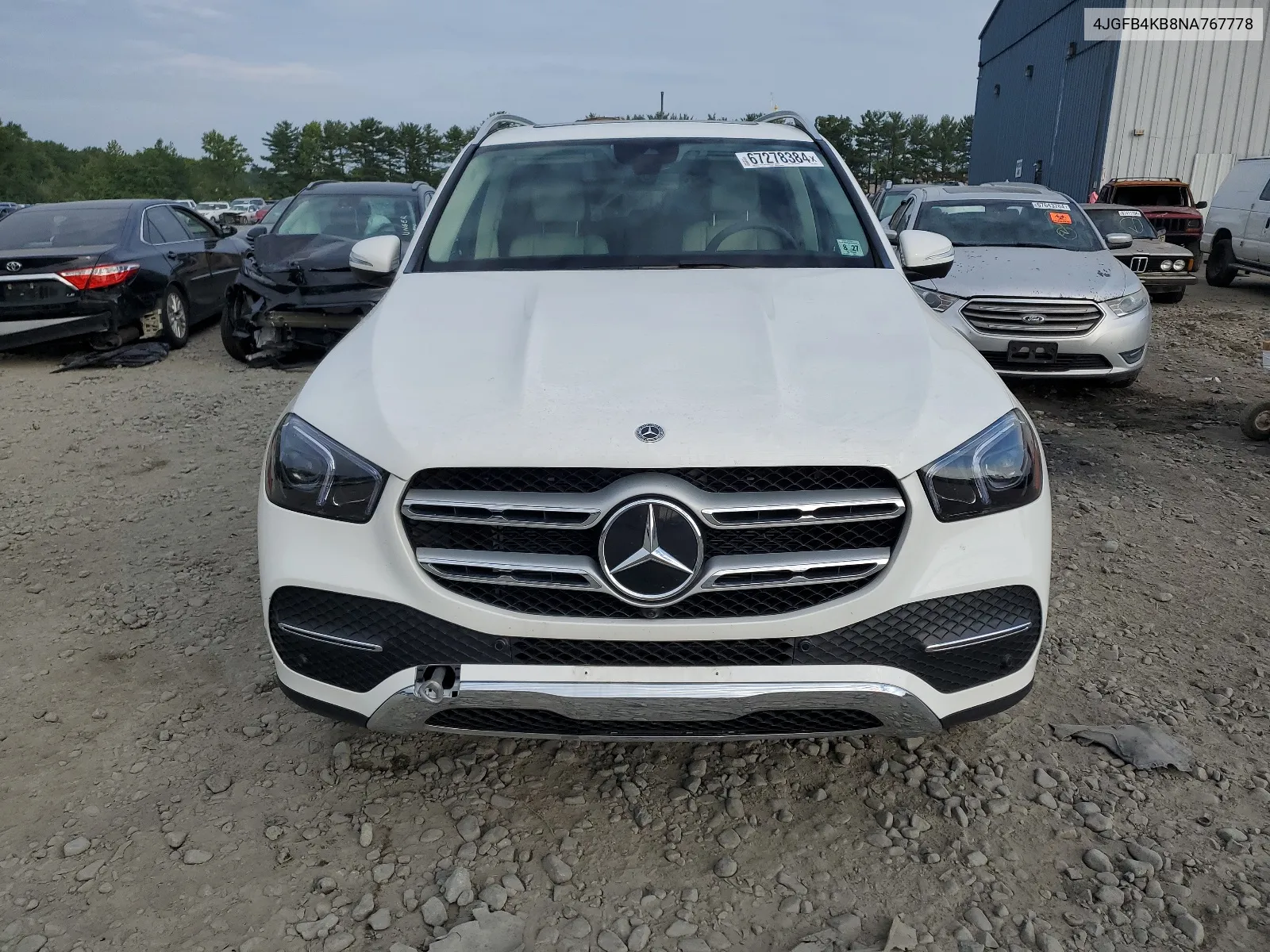 2022 Mercedes-Benz Gle 350 4Matic VIN: 4JGFB4KB8NA767778 Lot: 67278384