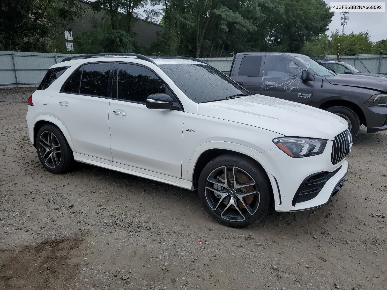 2022 Mercedes-Benz Gle Amg 53 4Matic VIN: 4JGFB6BB2NA668692 Lot: 67587814