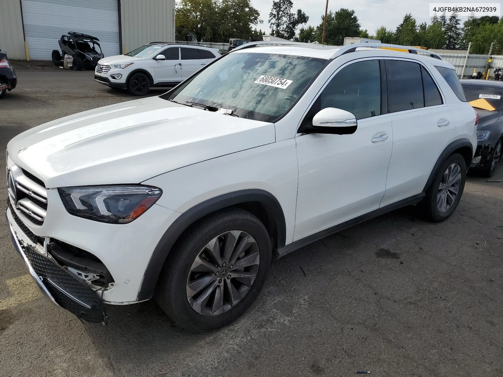 2022 Mercedes-Benz Gle 350 4Matic VIN: 4JGFB4KB2NA672939 Lot: 68050754