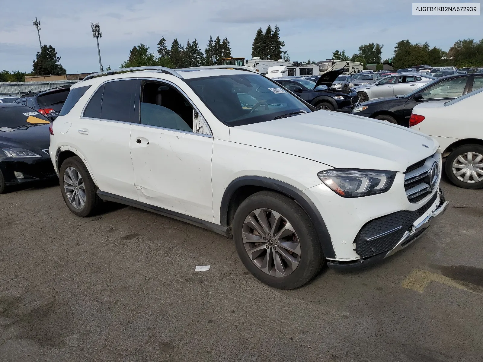 2022 Mercedes-Benz Gle 350 4Matic VIN: 4JGFB4KB2NA672939 Lot: 68050754