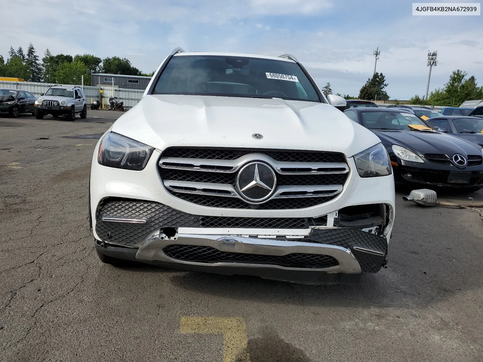 2022 Mercedes-Benz Gle 350 4Matic VIN: 4JGFB4KB2NA672939 Lot: 68050754