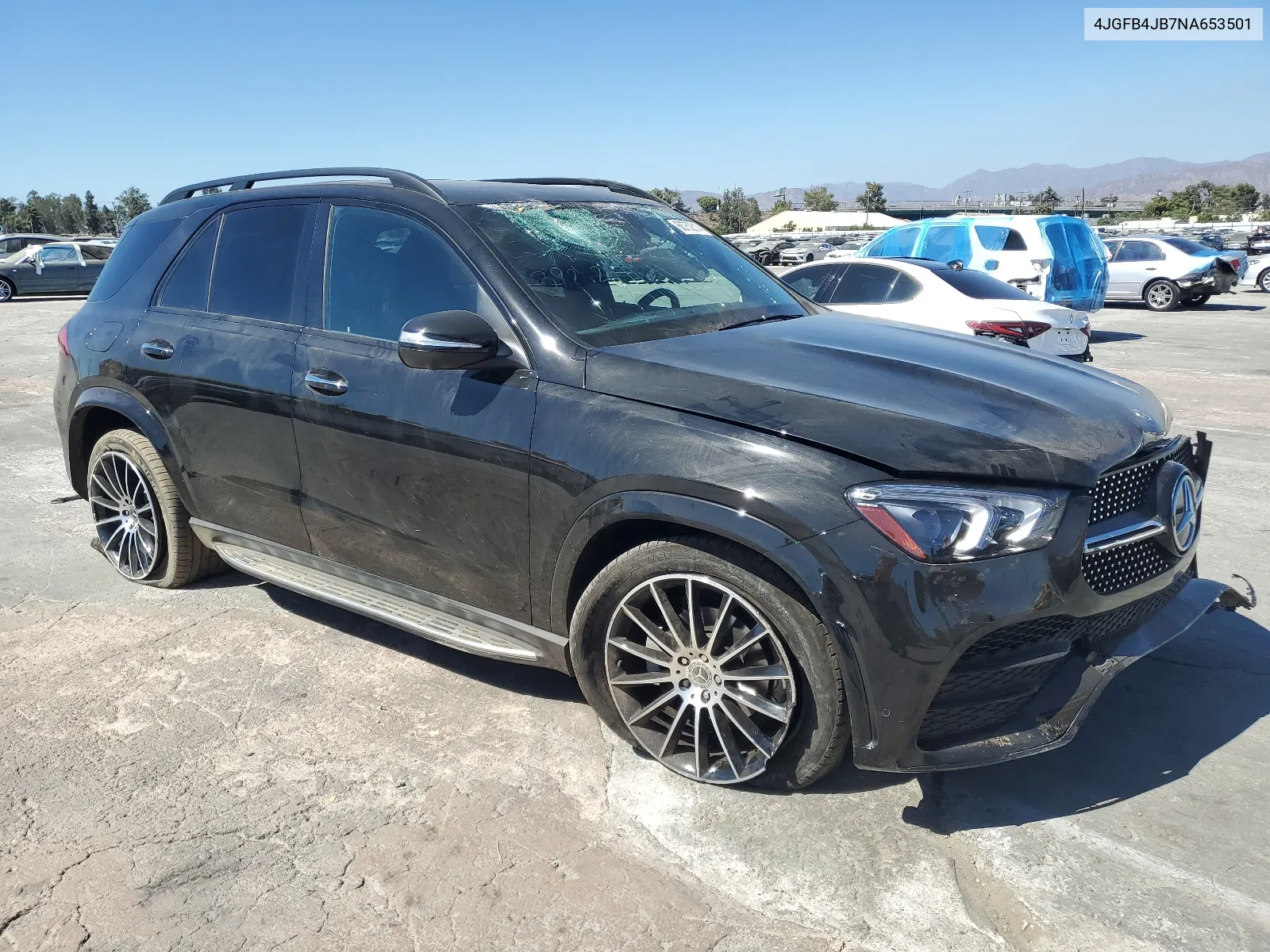 2022 Mercedes-Benz Gle 350 VIN: 4JGFB4JB7NA653501 Lot: 68752314