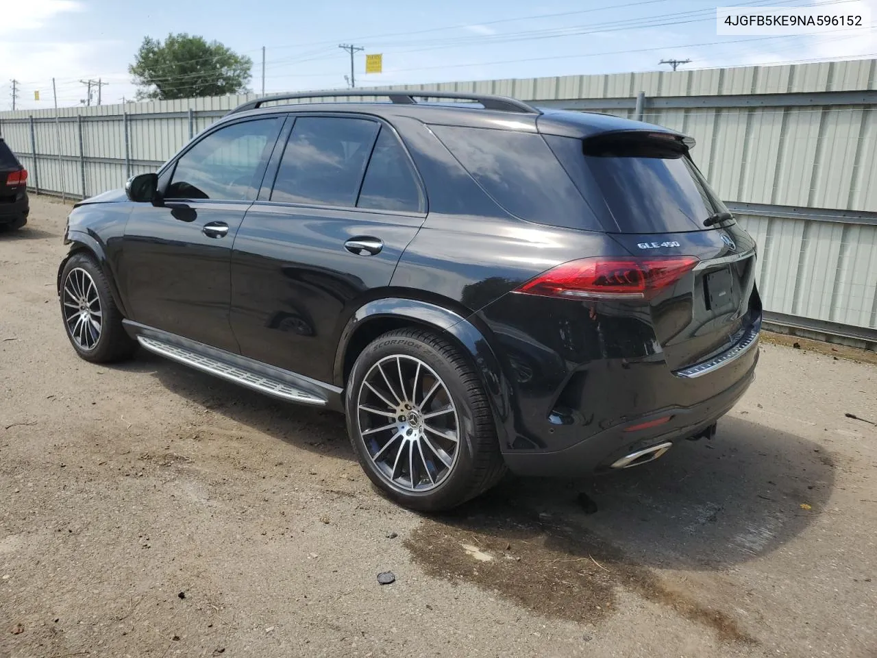 2022 Mercedes-Benz Gle 450 4Matic VIN: 4JGFB5KE9NA596152 Lot: 69589624