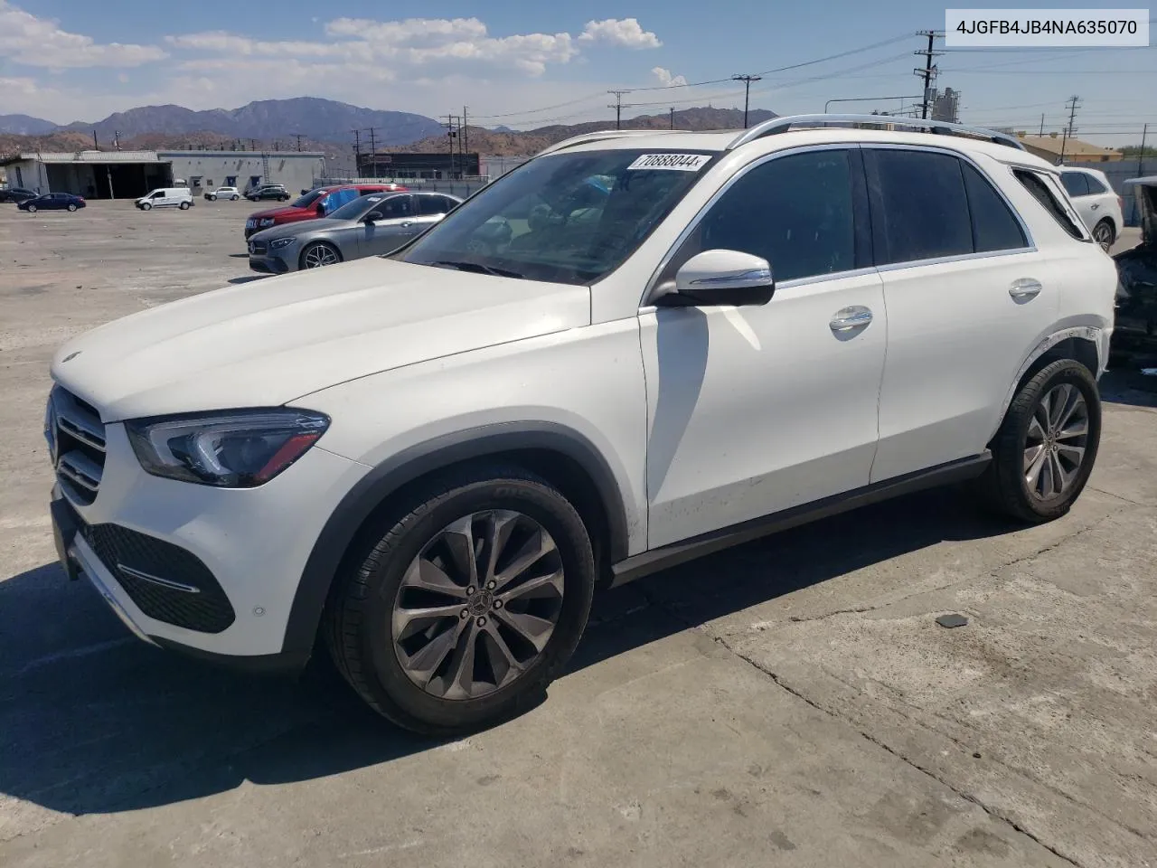 2022 Mercedes-Benz Gle 350 VIN: 4JGFB4JB4NA635070 Lot: 70888044