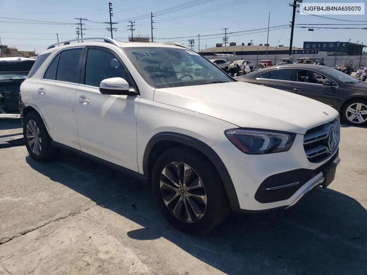 2022 Mercedes-Benz Gle 350 VIN: 4JGFB4JB4NA635070 Lot: 70888044