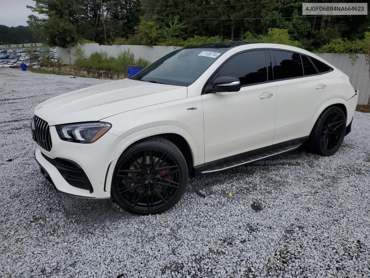 4JGFD6BB4NA664623 2022 Mercedes-Benz Gle Coupe Amg 53 4Matic