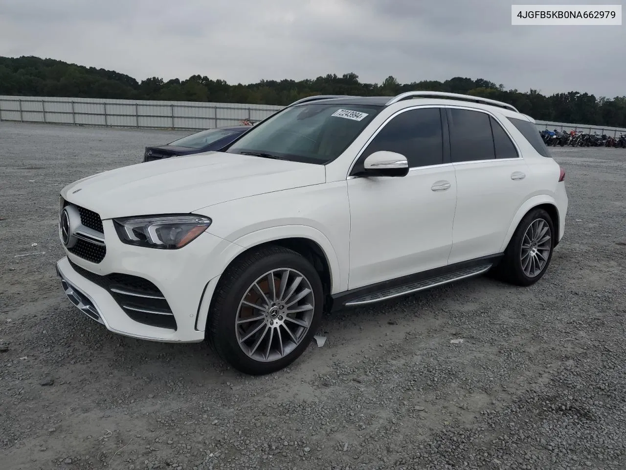 2022 Mercedes-Benz Gle 450 4Matic VIN: 4JGFB5KB0NA662979 Lot: 72243994