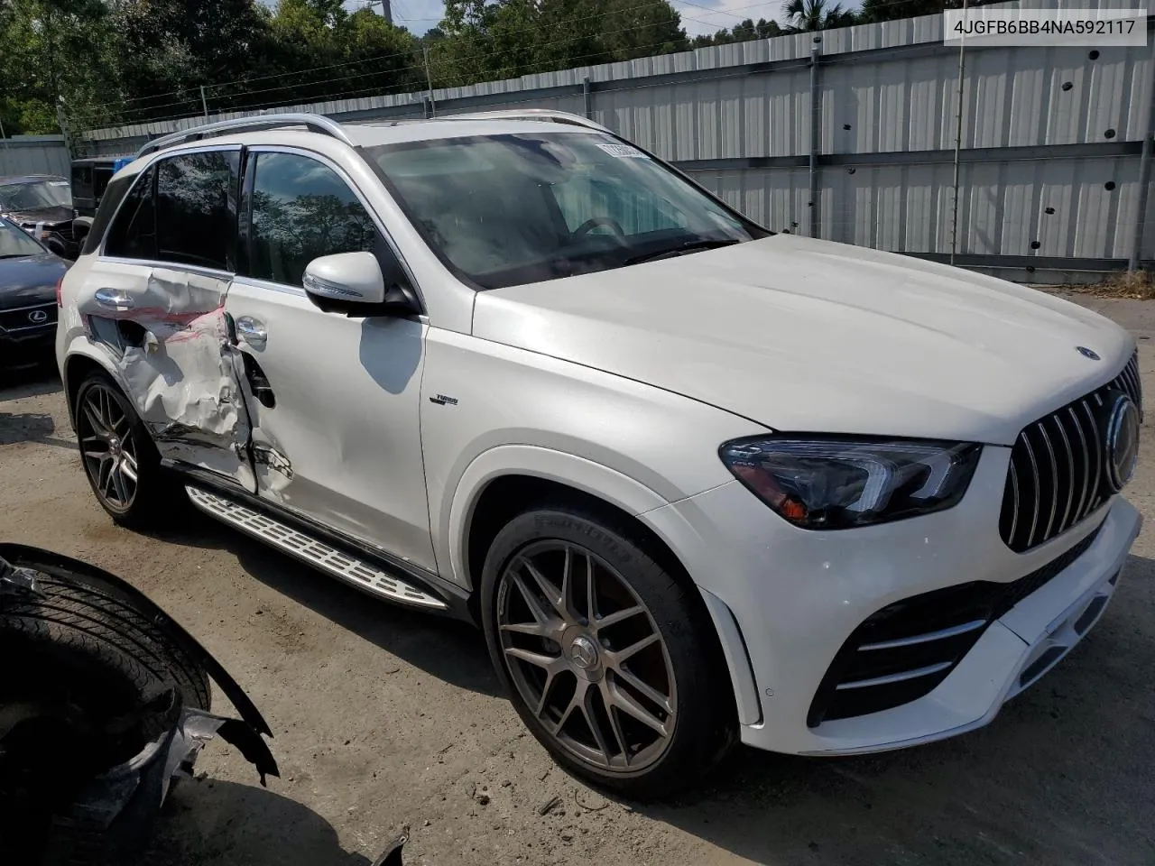 2022 Mercedes-Benz Gle Amg 53 4Matic VIN: 4JGFB6BB4NA592117 Lot: 72260024