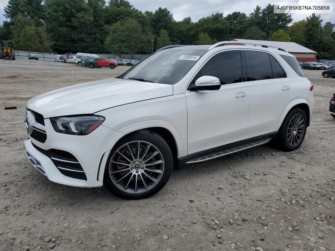 2022 Mercedes-Benz Gle 450 4Matic VIN: 4JGFB5KB7NA705858 Lot: 72999814