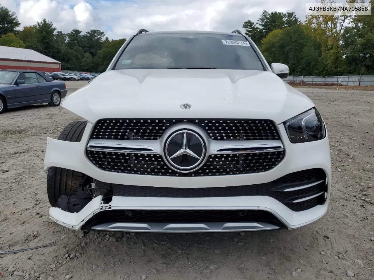 2022 Mercedes-Benz Gle 450 4Matic VIN: 4JGFB5KB7NA705858 Lot: 72999814