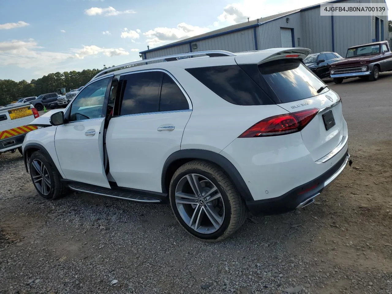 2022 Mercedes-Benz Gle 350 VIN: 4JGFB4JB0NA700139 Lot: 73307374