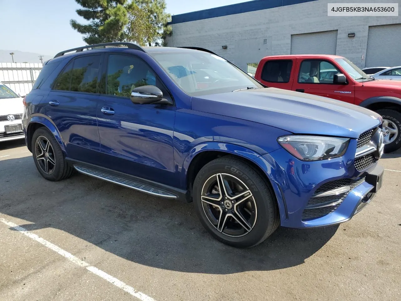 2022 Mercedes-Benz Gle 450 4Matic VIN: 4JGFB5KB3NA653600 Lot: 73563364