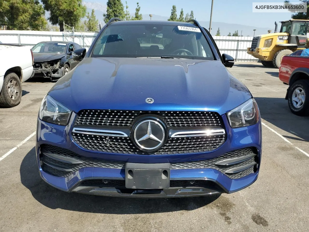 2022 Mercedes-Benz Gle 450 4Matic VIN: 4JGFB5KB3NA653600 Lot: 73563364