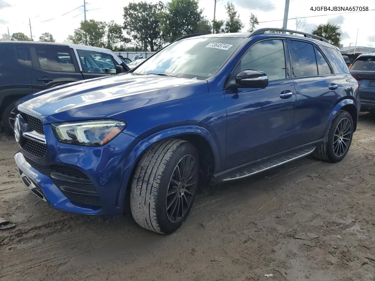 2022 Mercedes-Benz Gle 350 VIN: 4JGFB4JB3NA657058 Lot: 73645744